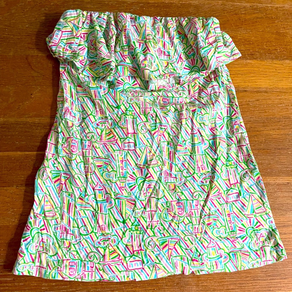 EUC Lilly Pulitzer tube top XS